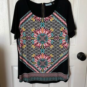 Cynthia Rowley short sleeve blouse